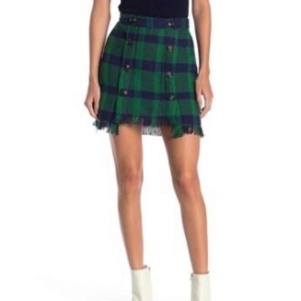 J.O.A. Los Angeles Tweed Skirt